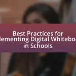 Best Practices for Implementing Digital Whiteboards in Schools