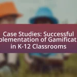 Case Studies: Successful Implementation of Gamification in K-12 Classrooms