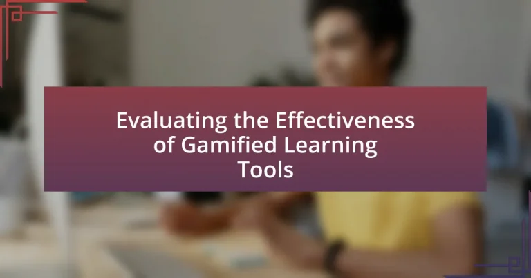 Evaluating the Effectiveness of Gamified Learning Tools
