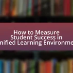 How to Measure Student Success in Gamified Learning Environments
